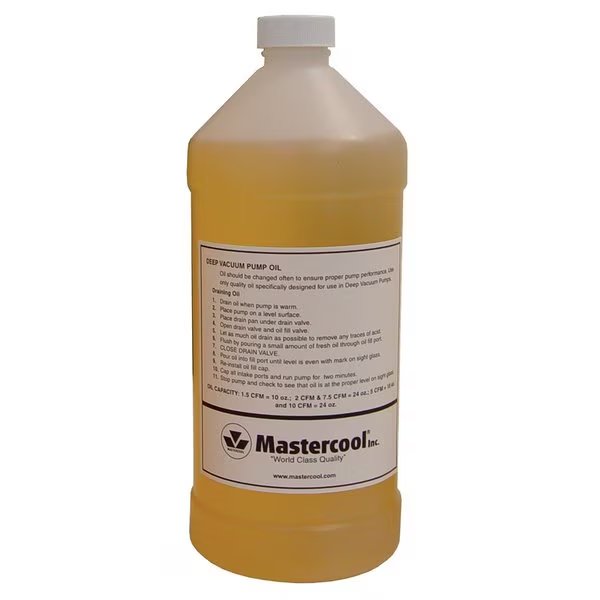 Bottle Vacuum Pump Oil, 32 Oz., Mastercool, Mfr#: 90032-6